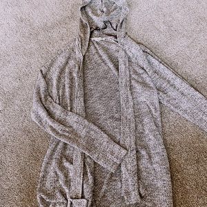 AE hooded cardigan